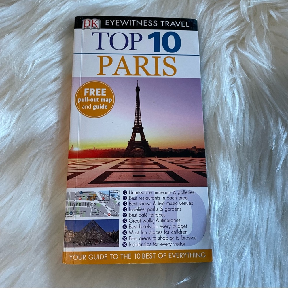 🌷3/$15 DK Eyewitness Travel Guide: Top 10 Paris GUC